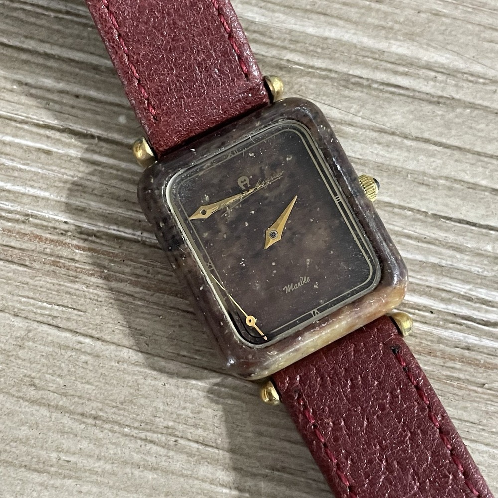 Ultra RARE Women's Genuine Watch ETIENNE AIGNER Marble Look *PARTS